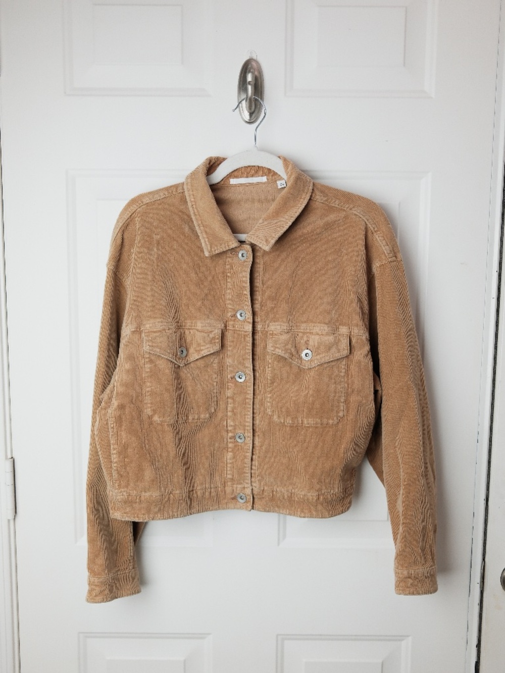 Tan Corduroy Women's Jacket Uniqlo - Size Large